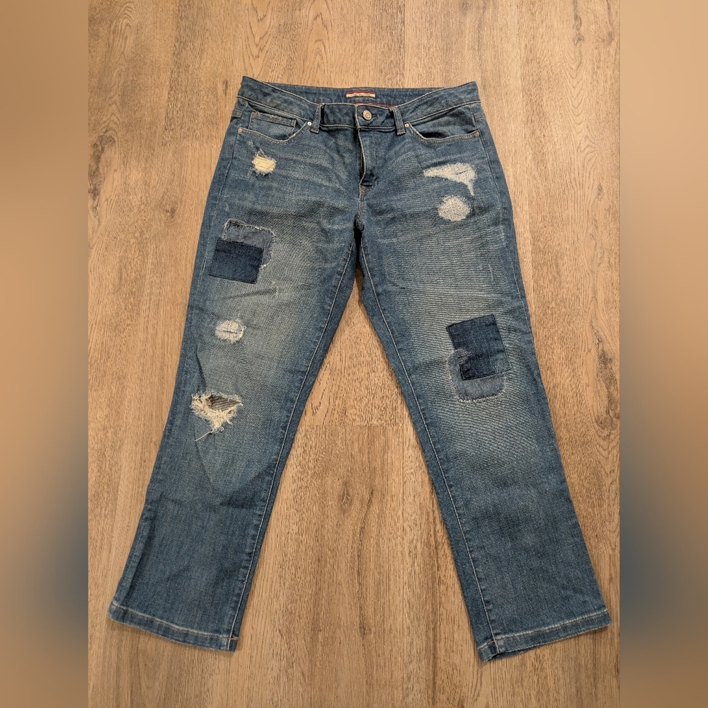 Tommy Hilfiger Patchwork Boyfriend Jeans